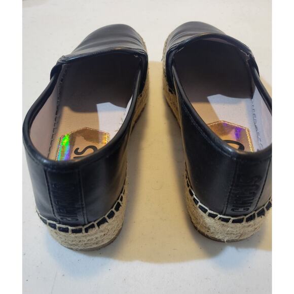 Sam Edelman Circus Women's Black Tan Camellia Platform Espadrilles Shoes Sz 9 - Picture 4 of 5